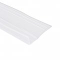 Uxcell Frameless Glass Shower Door Sweep Bottom Side Seal Strip F-type With 3 4-inch 20mm Drip Rail 1 2-inch 12mm X 118-inch