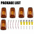 Cab Maker Roof Running Light Cover Base 5x Amber T10 194 168 5050 Led Bulbs For Chevy Gmc C1500 C2500 C3500 K1500 K2500 K3500