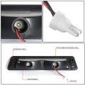 Oem Spoiler Model Led Rear 3rd Third Brake Light High Mount Stop Lamp Compatible With Ford Mustang Lx Hatchback 87-93 Smoked