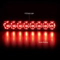 Oem Spoiler Model Led Rear 3rd Third Brake Light High Mount Stop Lamp Compatible With Ford Mustang Lx Hatchback 87-93 Smoked