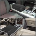 Auto Dynasty Black Center Console Arm Rest Lid Kit W Latch Compatible With Ford F-150 Lincoln Mark Lt 04-08