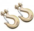 5 16 Inch Clevis Slip Hook With Safety Latch G70 Chain Forged 18 000 Lb Capacity For Trailer Truck Transport Tow Winch