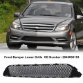 Front Bumper Lower Grille Grill Replacement For Class W204 Line 2008 To 2011 Mercedes Pare Pare- C Oe 2048850153