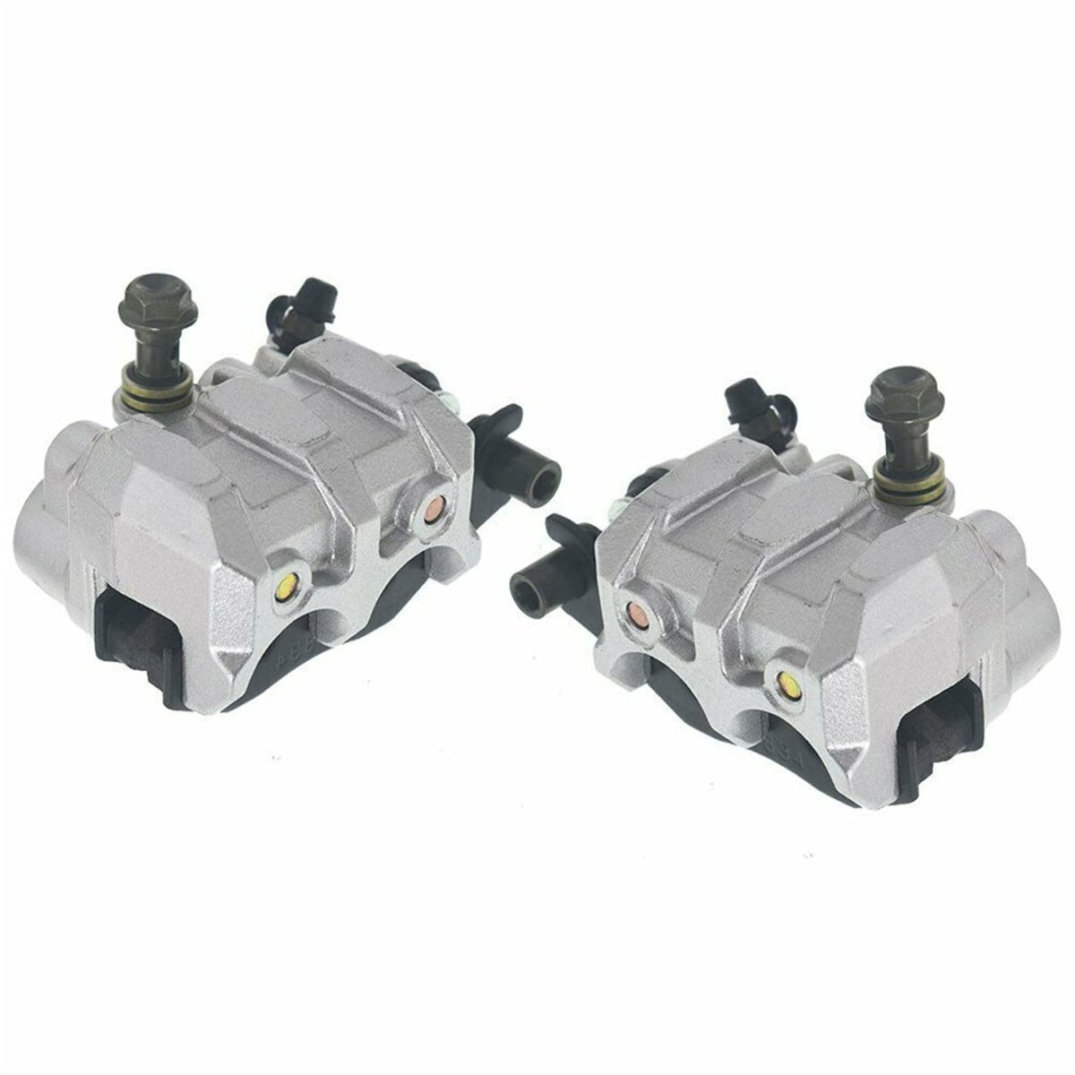 Front Left And Right Brake Calipers With Pads For Maverick 1000 1000r Alloy Piston Kit Anti Ageing Seals Iron Bracket
