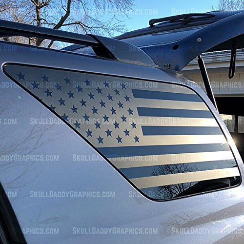 Skull Daddy Graphics Usa Window Flags To Fit Toyota 4runner 2003-2009 Both Sides