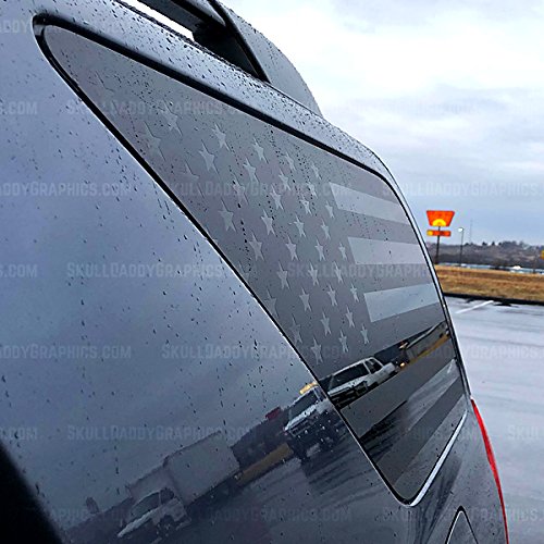 Skull Daddy Graphics Usa Window Flags To Fit Toyota 4runner 2003-2009 Both Sides