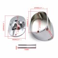 Httmt Mt364a- Skull Tail Light Collar Mask Cover Compatible With H-d Touring Softail Xl Road King Dyna