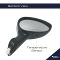 Spieg Passenger Side Mirror For Fiat 500 2012-2018 Right View Assembly Power Adjustment Heated Manual Fold Temperature Sensor