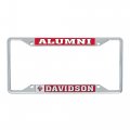Davidson College Wildcats License Plate Frame Officially Licensed Metal Car Tag Holder For Us And Canadian Plates 6 25 X 12 In 