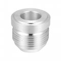 X Autohaux Car Auto 16an Male Weld On Fitting Bung Hose Adapter Fuel Oil Aluminum Alloy Silver Tone Pack Of 4