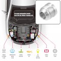 X Autohaux Car Auto 16an Male Weld On Fitting Bung Hose Adapter Fuel Oil Aluminum Alloy Silver Tone Pack Of 4