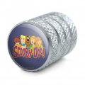 Scooby-doo Gang Motorcycle Bicycle Bike Tire Rim Wheel Aluminum Valve Stem Caps