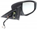 Kool Vue Mirror For 2013-2018 Nissan Altima Passenger Side In-housing Signal Light Manual Folding Heated Paintable Power Glass 