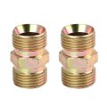 2pcs M18 X 5mm To 1 Car Straight Air Pipe Fitting Connector Adapter 