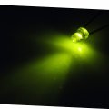 New Lon0167 75pcs 3mm Clear Round Head Green Light Led Emitting Diodes Bulb Beads Klare Runde Kopf Grnes Licht Perlen