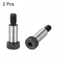 Uxcell Alloy Steel Hexagon Socket Head Shoulder Screws Bolts 1 Length 2 Dia 3 8-16 Thread 2pcs