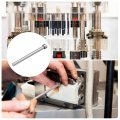 Uxcell Straight Ejector Pins 6 5mm 1 4 Dia 65mn Steel Round Tip Punch 100mm Long For Mechanical Maintenance 5pcs