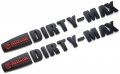 2 Pair Set Allison Transmission Dirtymax Duramax Truck Emblems Badges Replacement For Chevrolet Silverado 2500 Hd 3500 Black