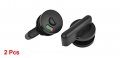Uxcell Privacy Indicator Door Lock Public Bathroom Toileting Black Plastic Wing Knob Lock 2pcs