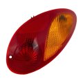 Tail Light Driver Side For Chrysler Pt Cruiser 2001 2002 2003 2004 2005 Amber And Red Lens With Bulbs Replacement Ch2800145 