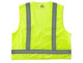 Glowear 8249z Ansi Economy Lime Surveyors Reflective Safety Vest Large X-large 