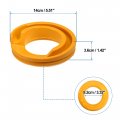 X Autohaux 2 Pcs Yellow Rear Lower Suspension Coil Spring Insulator No 13322648 For Buick Regal 2014-2017