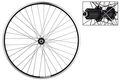 Wheelmaster Rear Bicycle Wheel 700 Wei Lp18 Bk Msw 36 Aly 8 9sp Cass Qr 130mm Dti2 0sl 