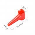 Uxcell Battery Terminal Insulating Rubber Protector Covers For 18mm 5mm Cable Red Black 2 Pairs