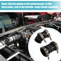 X Autohaux 1 Set Intercooler Hose With T Bolt Clamps Kit For Ford F250 F350 2003 2004 2005 2006 2007 Only 6 0l Diesel Engine No