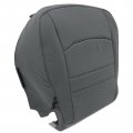 Secosautoparts Passenger Bottom Driver Foam Cushion Back Gray Cloth Seat Cover Compatible With Dodge Ram 1500 2500 2013 2014