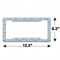 Pigs Could Fly Flying Clouds Sky Pattern License Plate Tag Frame