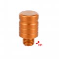 X Autohaux 2pcs Universal M10x1 25 Motorcycle Right Side Mirror Hole Plugs Screws Rearview Mirrors Caps Screw Aluminum Alloy