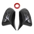 Rearview Mirror Cap Cover 1 Pair Glossy Black For Toyota Corolla Hatchback 2019 2020 2021 2022 Hsjg24 Abs Plastic Direct 