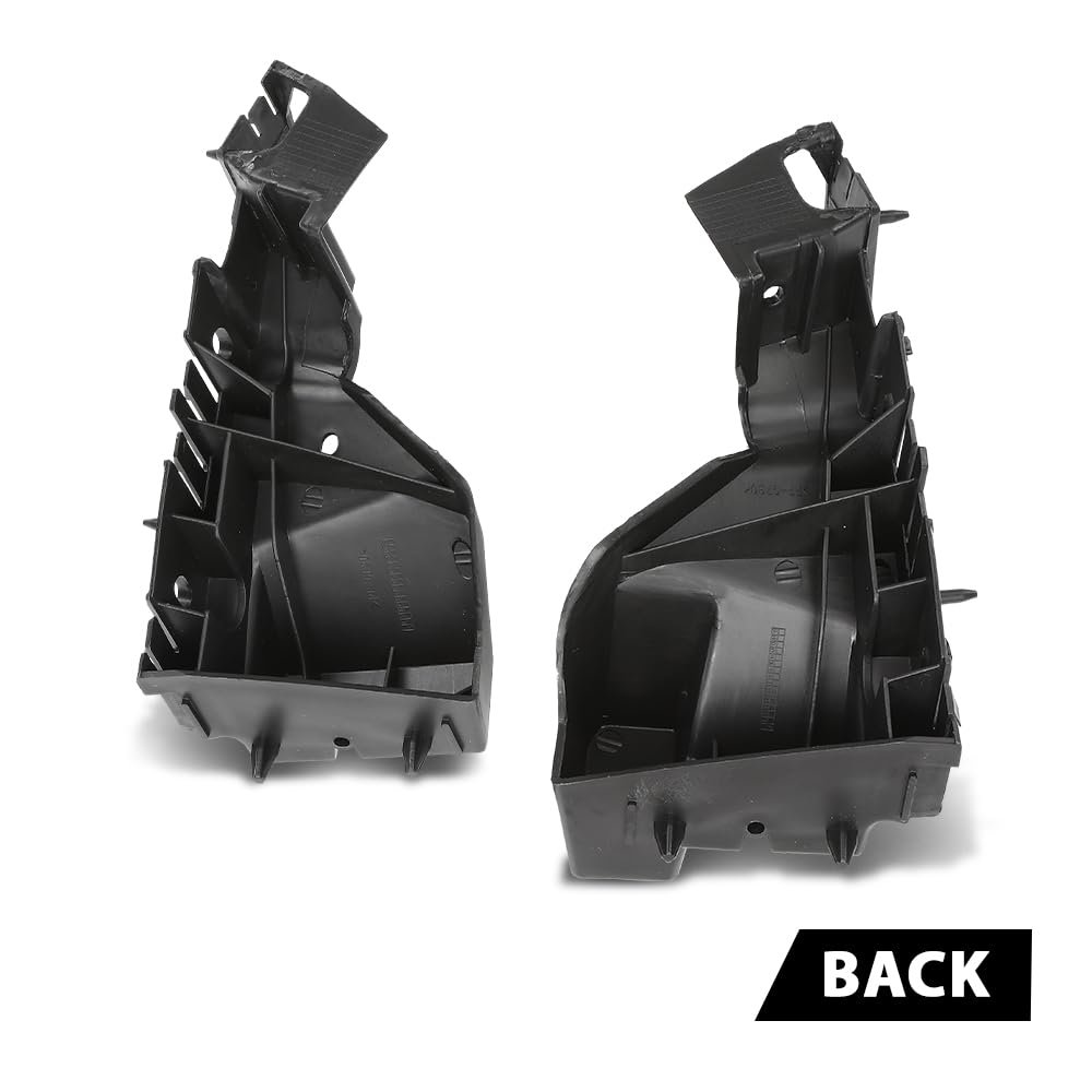 Front Bumper Brackets For Audi Q5 2009 2016 And Sq5 2014 2017 Left Right Side Pair 8r0807284c 8r0807283c Black Pp Material