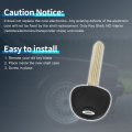 Key Shell Caseless Entry Remote Key Fob Replacement For Hyundai Santa Fe 2007-2012