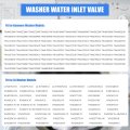 Washer Water Inlet Valve Replacement Parts For Lg And Kenmore Models 79641372210 79641372211 79641373210 79641373211