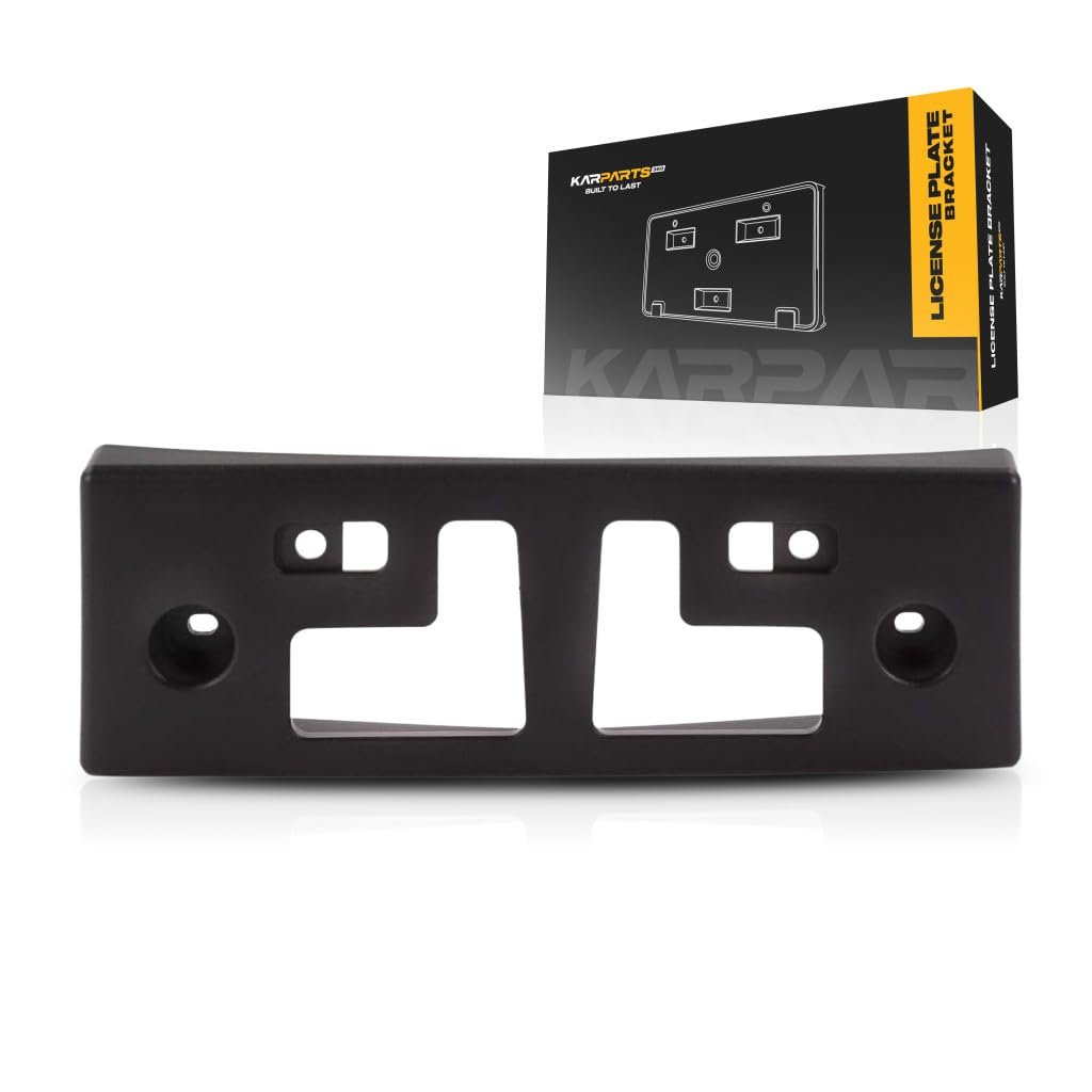 Front License Plate Bracket For Infiniti Qx60 2016 2017 2018 2019 Black Plastic Fits 962109nc0a And In1068105