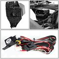 Ford F-250 F-350 F-450 F-550 Super Duty Bumper Driving Fog Lights Wiring Kit Bezel Switch Clear Lens