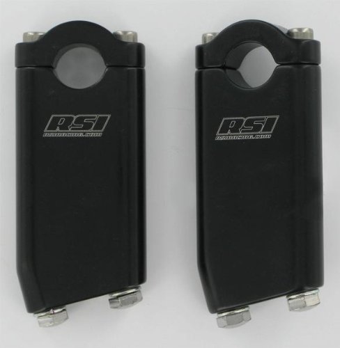 Rsi Racing Angled Handlebar Riser 4in Rise 15 Degrees Black Ar-4b-15