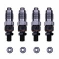Fridayparts 4 Pcs Fuel Injector Compatible For Kubota Engine V2003 Bobcat Bl470 Bl475 Bl575 337 341 773 S150 S160 S175 S185