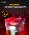 Partsam Low Profile Submersible Led Trailer Tail Light Kit Rectangle Lights Halo Glow With 25ft Wiring Harness Combined Stop