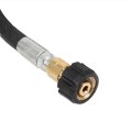 Pressure Washer Whip Hose 3 8 In Jumper With Swivel Steel Connector 4000 Psi Professional Power M22 Threads And Npt Fittings 