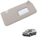 Sun Visor Right Passenger Side For Ver-sa 2007 2008 2009 2010 2011 2012 Gray Replacement 96400-em31a With Light And Cosmetic 