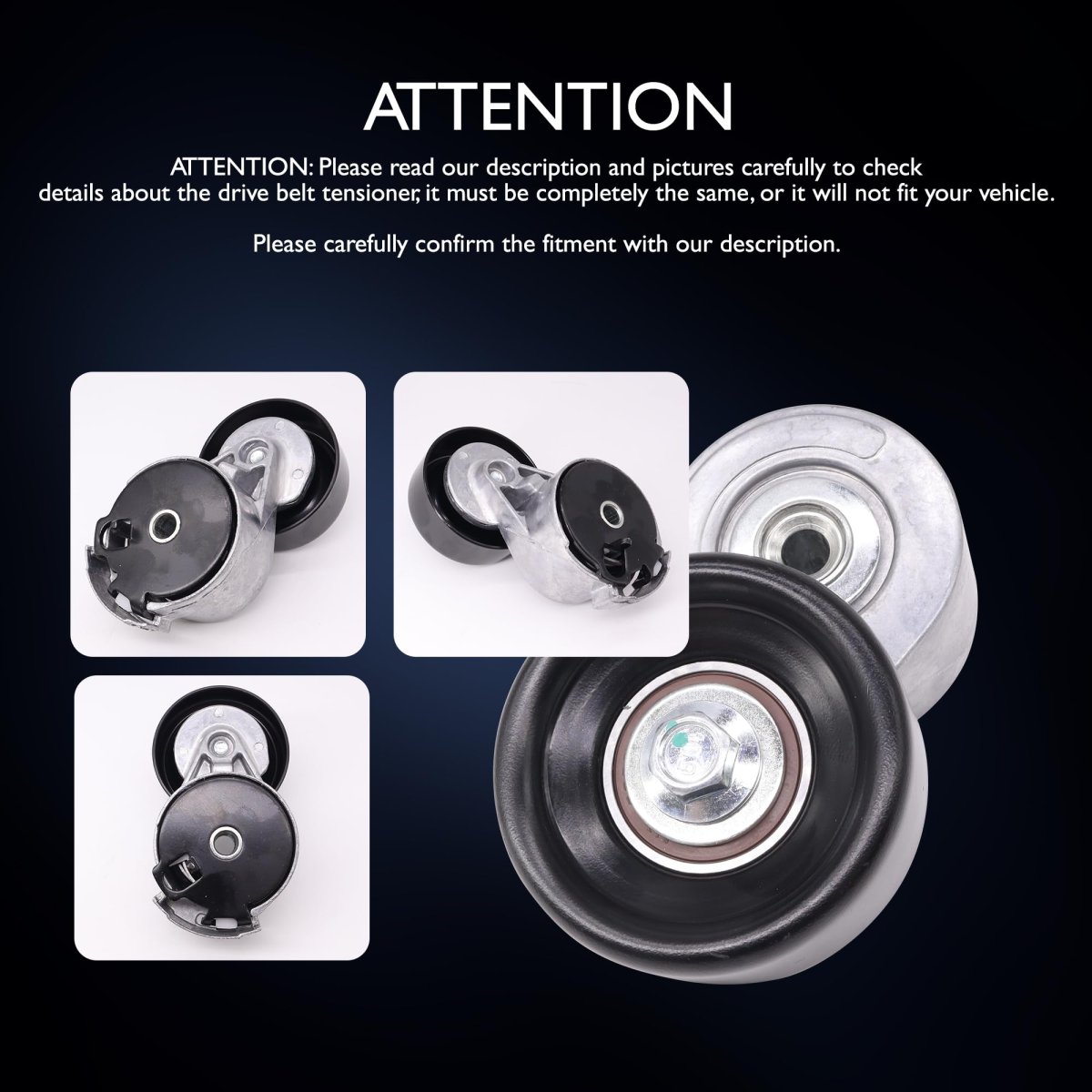 Belt Tensioner And Pulley Assembly 49385 38114 For Ford V6 3 0l Taurus Ranger Windstar Sable Aerostar Mazda B3000 Mercury