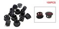 1 2 0 5 Inch Skt-13 13mm Diameter Locking Black Plastic Body And Sheet Metal Hole Plug 100pcs 