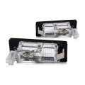 Volkswagen Jetta 2011 2012 2013 License Plate Lights Driver And Passenger Side Pair Capa Bulb Type With Bulbs Replacement For 
