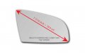 Fit Over Auto-dimming Mirror Glass With Full Size Adhesive For Audi 2002-2008 A4 S4 2005-2008 A6 S6 2006-2008 A3 Passenger Side