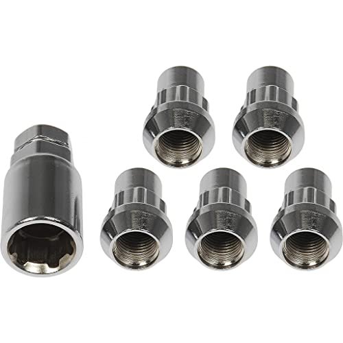 Wheel Lock Set For Dodge Viper 1992 2006 4 Piece Alloy Steel Bulge Head Chrome Finish 1 2 20 Thread Size With Key 60 Degrees