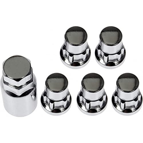 Wheel Lock Set For Dodge Viper 1992 2006 4 Piece Alloy Steel Bulge Head Chrome Finish 1 2 20 Thread Size With Key 60 Degrees