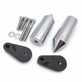 Httmt- Aluminum Chrome Frame Slider Crash Protector Compatible With 2007 2008 Yzf R1 Yzf-r1 P N Mt290-038